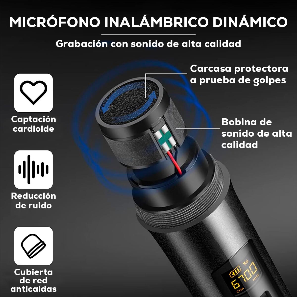 Miniatura 7 de Micrófonos Inalámbricos DX-U802